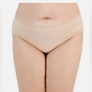 Jenni Plus Size Lace-Trim Hipster Underwear